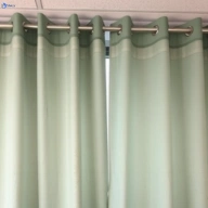 Stained curtain before professional treatment in chippendale-nsw